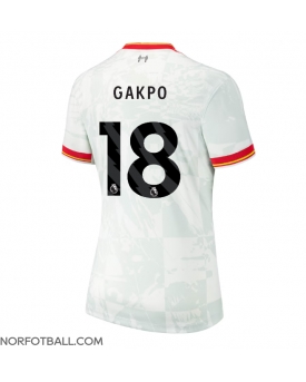 Billige Fotballdrakt Liverpool Cody Gakpo #18 Replika Tredjedrakt Dame 2024-25 Kortermet